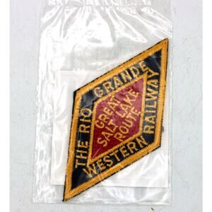 NOS Walthers The Rio Grande Great Salt Lake Route Western Railroad Patch